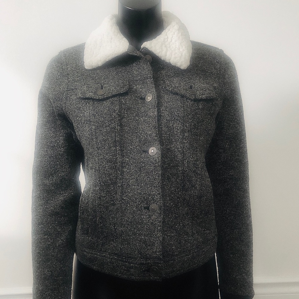 Abercrombie & Fitch Sherpa Lined Vest
